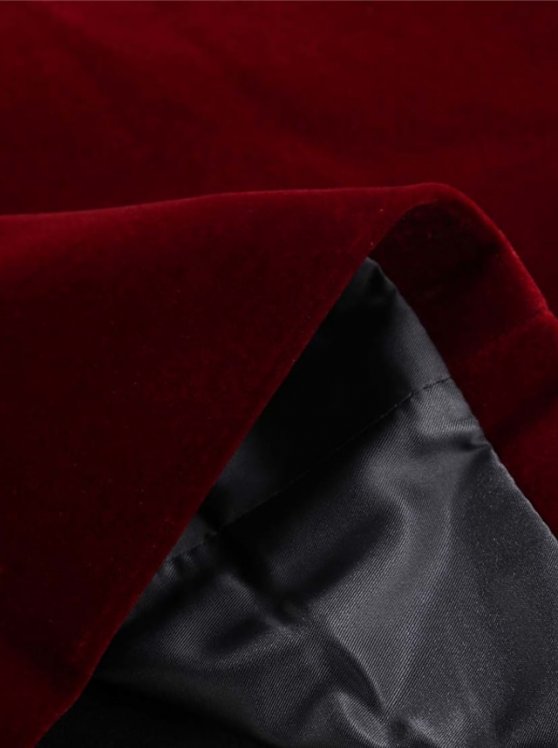 Men's Blazer Wedding Business Streetwear Business Fall Winter Velvet Solid Color Pocket Thermal Warm Breathable Single Breasted One-button Blazer Black Wine Blue